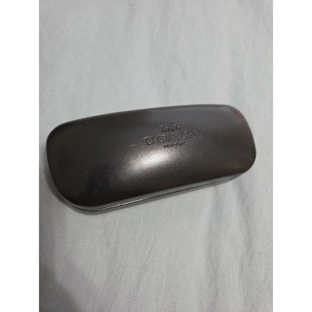 Coach New York Black Eyeglasses Sunglasses Hard Clamshell Case Authentic